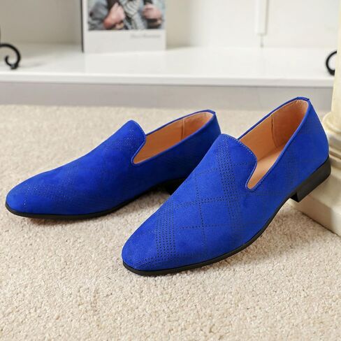 Men's Orange Loafers, Casual Slip-On Shoes, Mesh Upper & Insole, Round Toe, Moderate Cushioning, Spring/Summer in Saudi Arabia