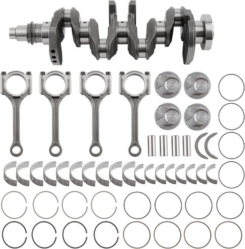 maXpeedingrods Engine Crankshaft Rods Pistons Rings Kit Bearings Set Fit for Hyundai Elantra Tucson Creta for Kia Soul Forte 2012-2022 2.0L G4NC Engine, Replace 23110-2E501 623V6-2EH00 23510-2E001 in Saudi Arabia