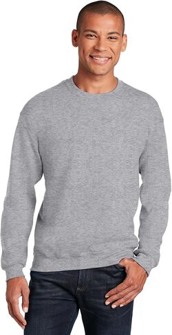 سويت شيرت رجالي من Gildan مصنوع من الصوف برقبة دائرية، Darkheather/Sportgrey/Navy، 3 قطع، X-Large US in Saudi Arabia