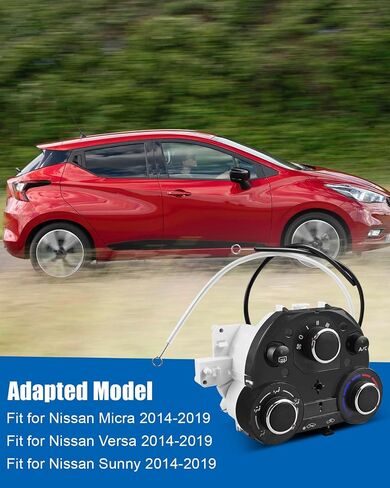 A/C Heater Temperature Module Assembly Fit for Nissan Versa Sunny 2014-2019, HVAC Climate Control Unit Replace 27513-9KK0A 655-72592 184614636LKQ 27510-6W00A in Saudi Arabia