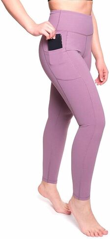 AZAR MAN High Waisted Leggings Yoga Pants for Women with Pockets, Tummy Control, Quality Fabric, 28" in Saudi Arabia
