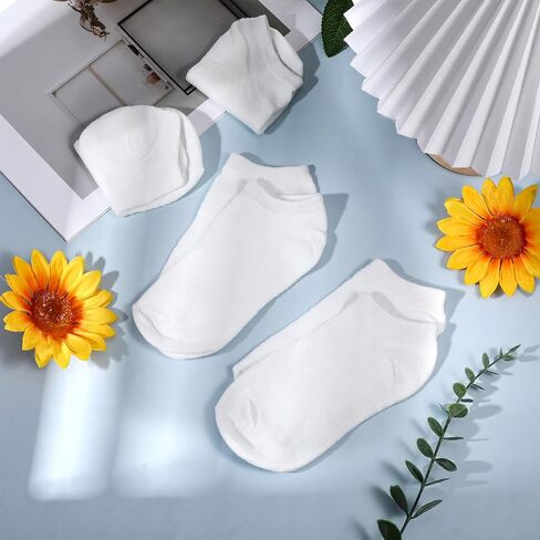 100 Pairs White Low Cut Socks Bulk for Women Men, Thin Breathable Casual Socks for Unisex Homeless Charity Event in Saudi Arabia