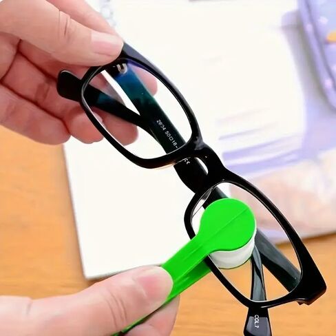 Mini Sun Glasses Eyeglass Microfiber Spectacles Cleaner Soft Brush Cleaning Tool Mini Microfiber Glasses Eyeglasses Cleaner Cleaning Clip,Scratch-Free Lens Cleaner for Glasses & Sunglasses,5Pcs in Saudi Arabia