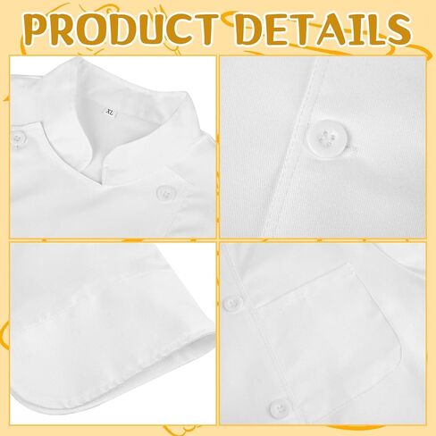 4 Pcs Halloween Mouse Chef Costume Set Inclued Chef Jacket,Tail Hat,Apron and Spoon for Men Women Cosplay Party in Saudi Arabia