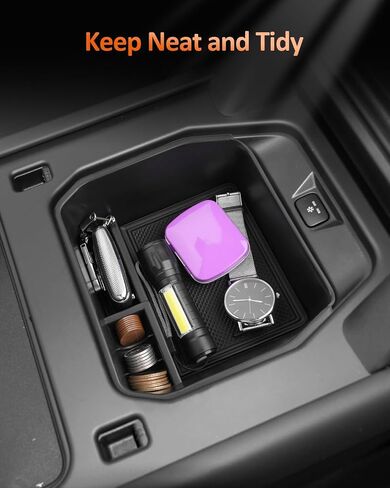CDEFG for Land Rover Defender 2020-2025 Accessories Center Console Organizer Tray 2020-2023 2024 2025 Defender 90 110 130 Armrest Storage Middle Console Insert in Saudi Arabia