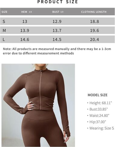 Women's Long Sleeve Crop Yoga Top Seamless High Stretch Gym Workout Shirt for Gym and Yoga in Saudi Arabia
