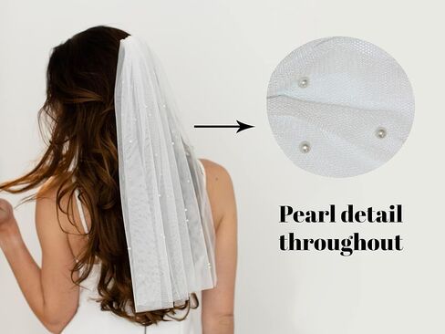 Pearl Veil and Hair Bow Clip for Bachelorette party, Southern Bell, Retro Bride to be, White and Pink favors, Nash Bash, Vegas Bach in Saudi Arabia