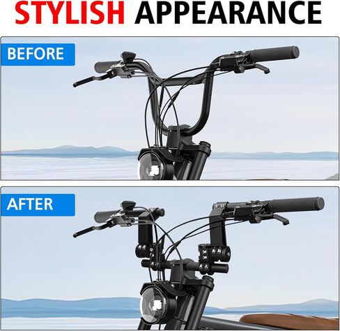Handlebar for Super 73 ZX/S2/S1/RX/Adventure Series, Aluminum 22mm Handlebars, Durable Handle bar Replacement, E-bike Accessories for Super73 in Saudi Arabia