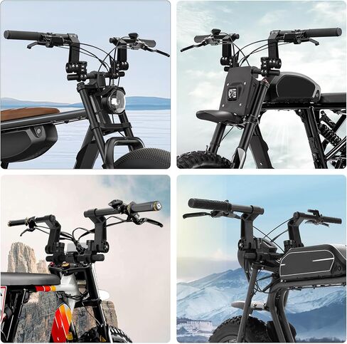 Handlebar for Super 73 ZX/S2/S1/RX/Adventure Series, Aluminum 22mm Handlebars, Durable Handle bar Replacement, E-bike Accessories for Super73 in Saudi Arabia
