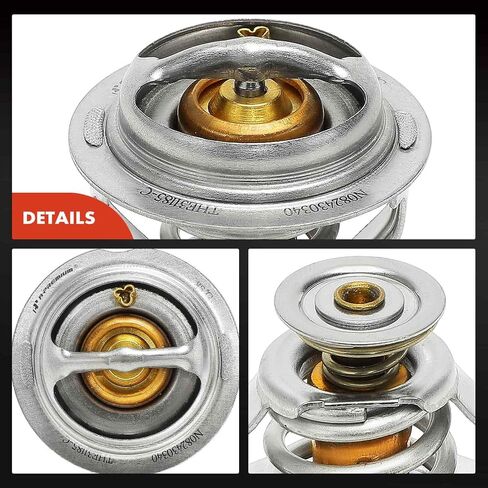 A-Premium Engine Coolant Thermostat Compatible with Volkswagen Jetta 2013-2018, Passat 2014-2017, Beetle 2013-2017, 1.8L 2.0L in Saudi Arabia