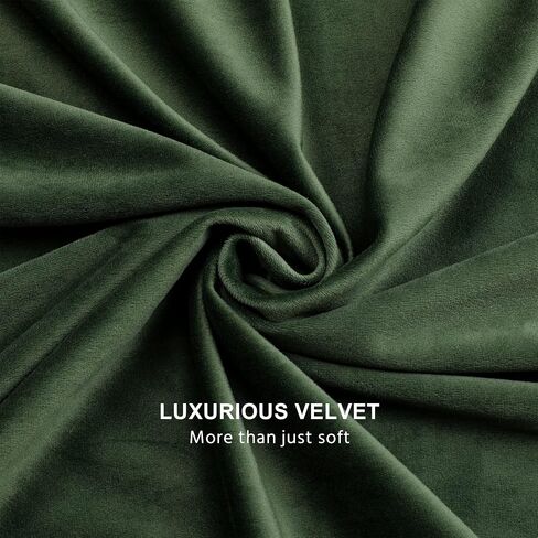 Benedeco Camel Velvet Curtains for Bedroom Window with Pom Pom, Super Soft Luxury Drapes, Room Darkening Thermal Insulated Rod Pocket Curtain for Living Room, W52 by L90 inches, 2 Panels in Saudi Arabia