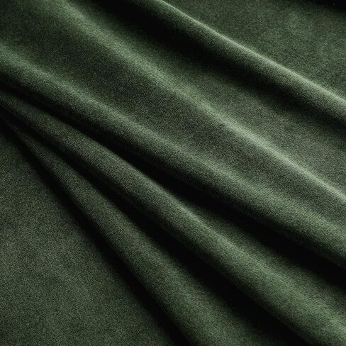 Benedeco Camel Velvet Curtains for Bedroom Window with Pom Pom, Super Soft Luxury Drapes, Room Darkening Thermal Insulated Rod Pocket Curtain for Living Room, W52 by L90 inches, 2 Panels in Saudi Arabia