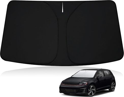 D-Lumina Winshield Sun Shade for VW Passat 2012 2013 2014 2015 2016 2017 2018 2019 2020 2021 2022, Foldable Front Sun Shield Protector Blocks UV Rays, Window Sunshade Sun Visor Interior Accessory in Saudi Arabia