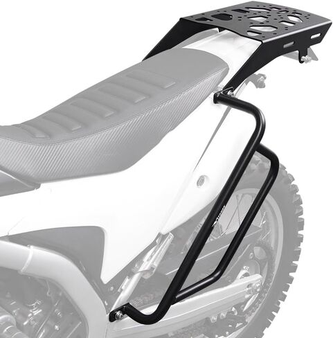 Xitomer الرف الخلفي وقضبان التصادم المتوافقة مع CRF 250L 2013-2019 CRF250L رف أمتعة الدراجة النارية وقضبان التصادم الجانبية الداعمة Softbag in Kuwait