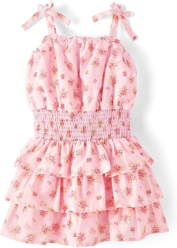 The Children's Place Baby Girls' Short Sleeve Dressy Special Occasion Dresses, Madalyn Floral Cold Shoulder, X-Small in Saudi Arabia