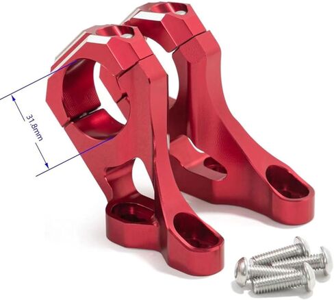 قوس المقود الأمامي لـ Surron Light Bee X/S/X160/X260 Dirtbike على الطرق الوعرة دراجة نارية تعديل سبائك الألومنيوم المقود صنبور قوس (أزرق) in Kuwait