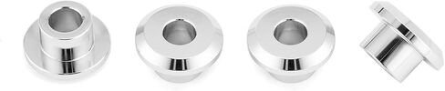 Mofun CNC Handlebar Riser Bushings Solid Billet Aluminum Compatible with Harley Touring Street Glide Electra Glide Road Glide Road King 1983-2025, Fit Softail Slim Low Rider 2018-2025 Chrome in Saudi Arabia