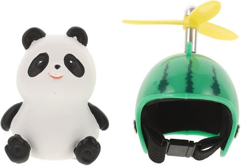 Alipis Cute Panda Car Ornaments - Resin Dashboard Decorations for Electric Scooter, Motorcycle, and Bicycle - Easy Installation in Saudi Arabia
