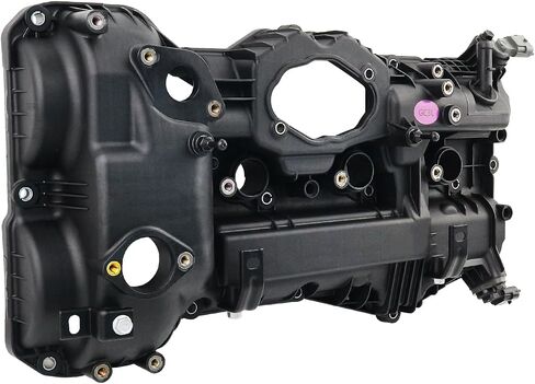 Left Valve Cover Compatible with 2015-2017 Hyundai Azera 3.3L/2013-2018 Hyundai Santa FE 3.3L/2013-2019 Hyundai Santa FE XL 3.3L/2015-2018 Kia Sedona 3.3L/2014-2018 Kia Sorento 3.3L Replace 224103CGC3 in Saudi Arabia