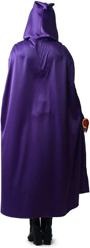 miccostumes Women's Costume Magical Girl Cosplay Fighting Bodysuit Full Set With Purple Hooded Cloak in Saudi Arabia