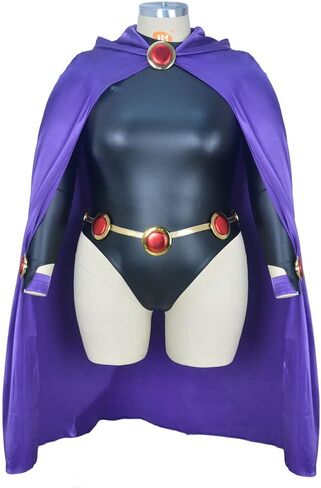 miccostumes Women's Costume Magical Girl Cosplay Fighting Bodysuit Full Set With Purple Hooded Cloak in Saudi Arabia
