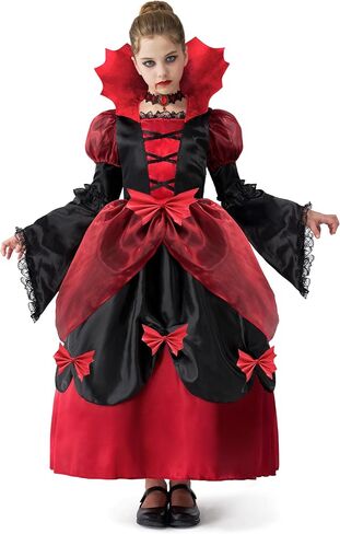 زي Spooktacular Creations Vampire للفتيات، زي الهالوين للفتيات، فستان مصاص الدماء الفيكتوري للهالوين in Saudi Arabia