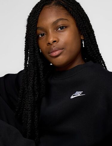 Nike Girls' Sportswear Club Fleece Oversized Sweatshirt in Saudi Arabia