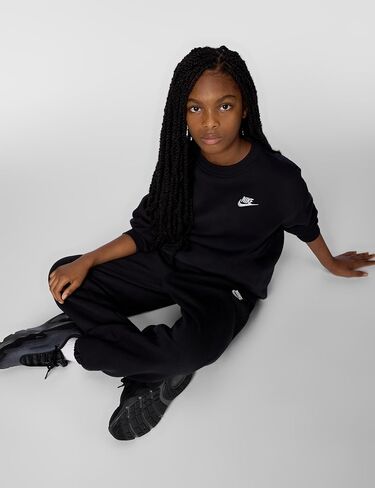 Nike Girls' Sportswear Club Fleece Oversized Sweatshirt in Saudi Arabia