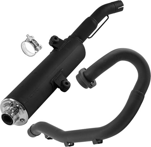 Caltric Exhaust Muffler with Exhaust Pipe Compatible with Suzuki Lt-Z400 Z Quadsport Z400 2003-2008 in Saudi Arabia