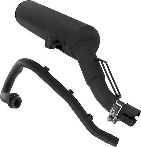 Caltric Exhaust Muffler with Exhaust Pipe Compatible with Suzuki Lt-Z400 Z Quadsport Z400 2003-2008 in Saudi Arabia