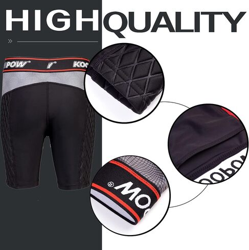 KOOPOW Adult Padded Sliding Shorts Men Slider Shorts Sliding Pads for Baseball, Football, Lacrosse, Hockey in Saudi Arabia