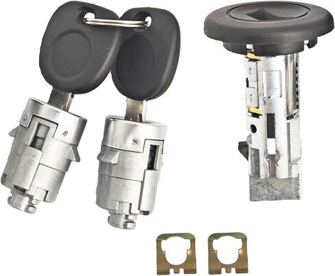 for Chevy Suburban GMC Sierra Yukon Cadillac Escalade Silverado Ignition Switch with Key 2003-2006 Ignition Lock Cylinder with Key Replace OE# 707835 + 706592 X2 + 598007 X2 in Saudi Arabia