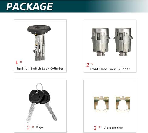 for Chevy Suburban GMC Sierra Yukon Cadillac Escalade Silverado Ignition Switch with Key 2003-2006 Ignition Lock Cylinder with Key Replace OE# 707835 + 706592 X2 + 598007 X2 in Saudi Arabia