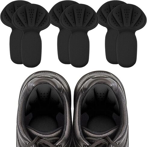 6PCS Back of Heel Cushion Pads, Adhesive Mesh Heel Grips Inserts Shoe Size Reducer Heels Guards Liners Heels Protectors Pads Loose Shoes Too Big for Shoes Women Men in Saudi Arabia