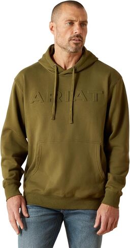 ARIAT mens Ariat Embossed Logo Hoodie in Saudi Arabia