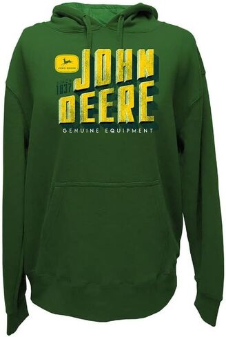 سويت شيرت بقلنسوة باللون الأخضر من John Deere مقاسات M L XL XXL 3XL in Saudi Arabia