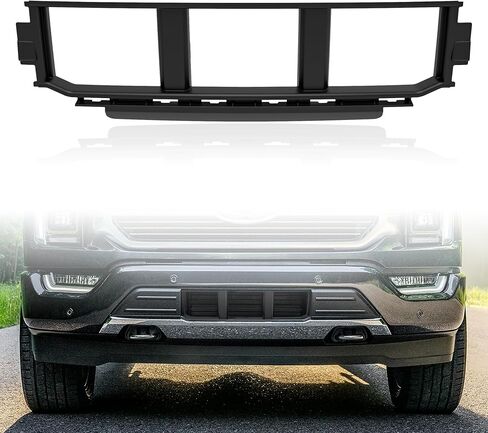 شبكة المصد الأمامي لـ 2021+ Ford F150، غطاء المصد الأمامي السفلي الأوسط لشبكة المصد الأمامي لملحقات Ford F-150 2021 2022 2023، استبدال ML3Z17B968BB، ML3Z17B968BA in Kuwait