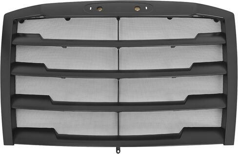 Front Grille Compatible with 2018-2024 Freightliner Cascadia Grill w/Bug Screen Matte Black in Saudi Arabia