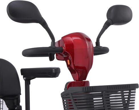 Rear View Mirror Pair for MS20&MS20 PRO Mobility Scooters, Also Fits Models Featuring Screw Holes on the Tiller in Saudi Arabia