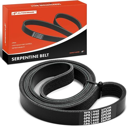 A-Premium Engine Serpentine Drive Belt Compatible with Chevrolet Cruze 2014-2015 1.8L, Cruze Limited 2016 1.8L, Sonic 2012-2017 1.8L & Kenworth T600A 2001-2005 4.6L, T800 2004 4.6L, 56.99 In in Saudi Arabia
