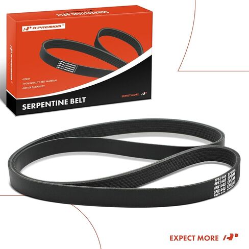A-Premium Engine Serpentine Drive Belt Compatible with Chevrolet Cruze 2014-2015 1.8L, Cruze Limited 2016 1.8L, Sonic 2012-2017 1.8L & Kenworth T600A 2001-2005 4.6L, T800 2004 4.6L, 56.99 In in Saudi Arabia