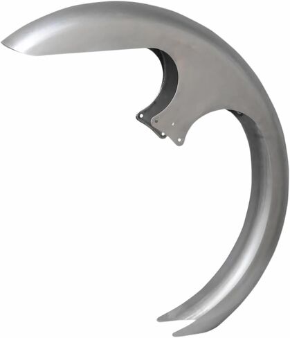30" Wrap 6" Wide Front Fender Raw Steel Fits Harley Touring 2014-UP Softail 1986-2017 in Saudi Arabia