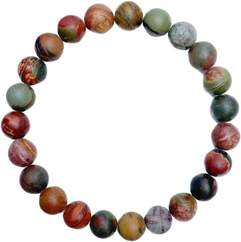 Anxiety Bracelets for Women Men Elastic Gemstone Handmade Natural Stone Red Turquoise Beads Bracelet Yoga Jewelry Chakra Triple Protection Bring Luck Jewelry Gifts in Saudi Arabia