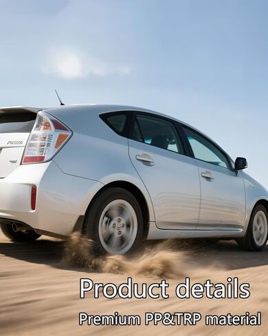 اللوحات الطينية لسيارة Toyota Prius 2010-2015، مجموعة مكونة من 4 قطع واقيات رذاذ بدون حفر، واقيات الطين شديدة التحمل مناسبة لجميع الأحوال الجوية (أمامي وخلفي) in Saudi Arabia
