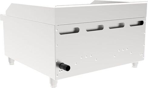 24'' Heavy duty Commercial Charbroilers 2 Burner Natural/Propane gas Countertop Griddle grill Restaurant Equipment in Kuwait