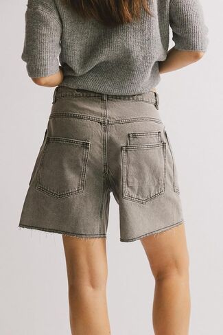 Jean Shorts Womens Drawstring Low Waist Wide Leg Denim Shorts Y2k Summer Jorts with Pockets in Saudi Arabia