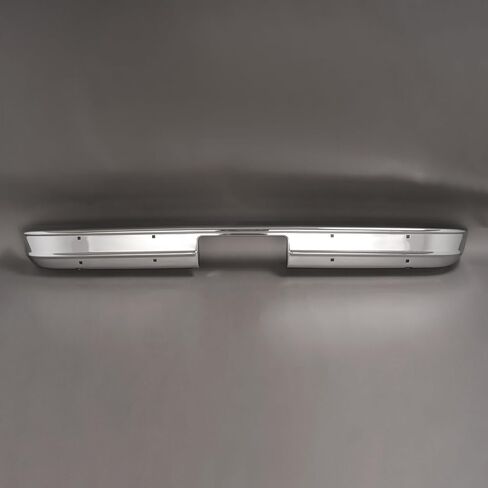 KUAFU Rear Bumper Face Bar Compatible with 1973-1980 Chevy Chevrolet GMC K5 K10 K20 C10 C20 C30 K15/K1500 K25/K2500 C25/C2500 C35/C3500 Suburban Pickup Jimmy Blazer Fleetside Steel Chrome Silvery in Saudi Arabia