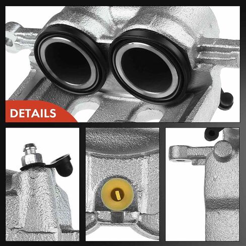 A-Premium Disc Brake Caliper Assembly Without Bracket Compatible with Nissan Models - D21 1987-1994, NP300 2010-2013, Pathfinder 1989-1995, Pickup 1995-2008 - Front Left Driver Side in Saudi Arabia