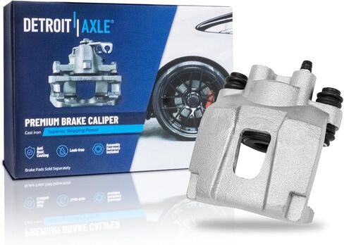 Detroit Axle - Rear Right Brake Caliper for Jeep 2002-2007 Liberty, Passenger Side Disc Brake Caliper 2003 2004 2005 2006 Replacement in Saudi Arabia