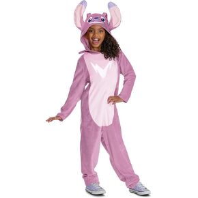 Disney Lilo & Stitch Angel Costume for Kids, Official Lilo and Stitch Hooded Jumpsuit Outfit in Saudi Arabia